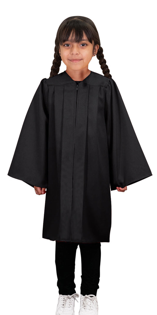 Kids Black Graduation Gown - Preschool & Kindergarten