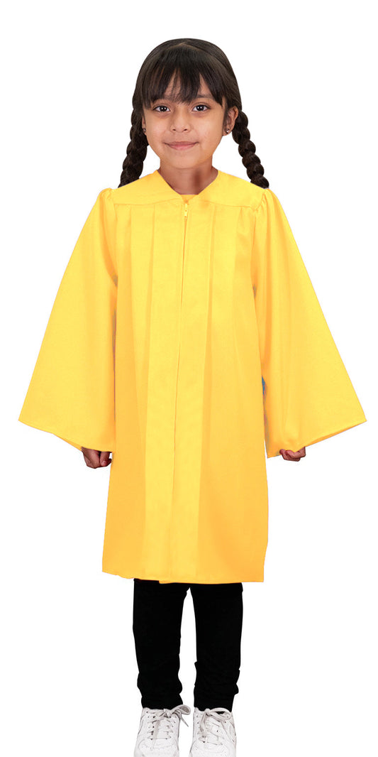Kids Gold Graduation Gown - Preschool & Kindergarten