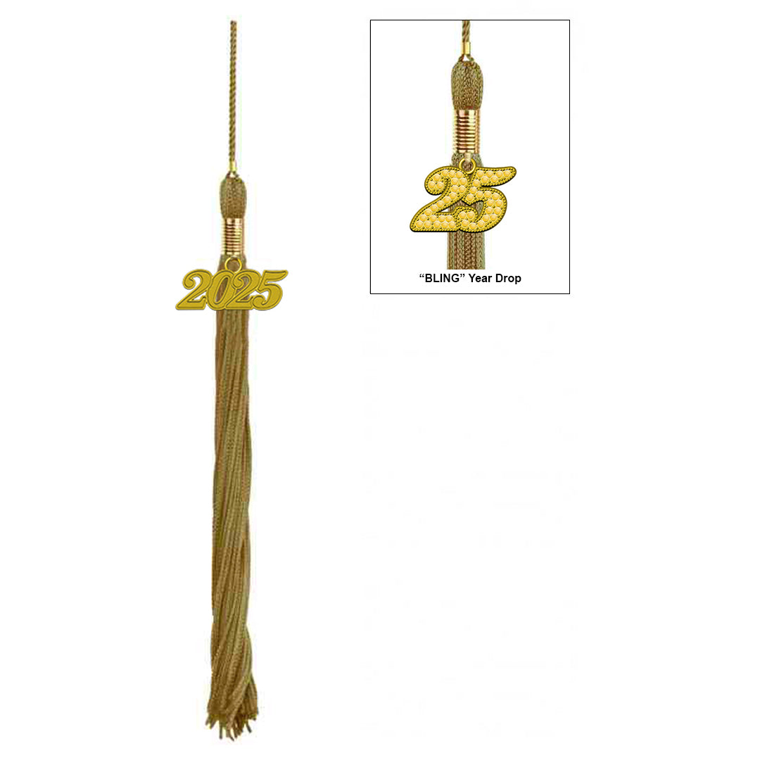 Antique Gold Graduation Tassel - Preschool & Kindergarten Tassels