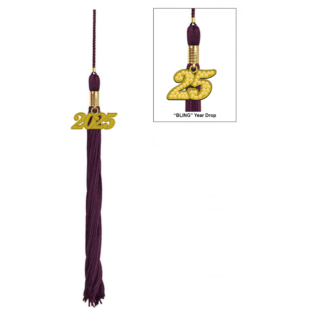 Maroon Graduation Tassel - Preschool & Kindergarten Tassels