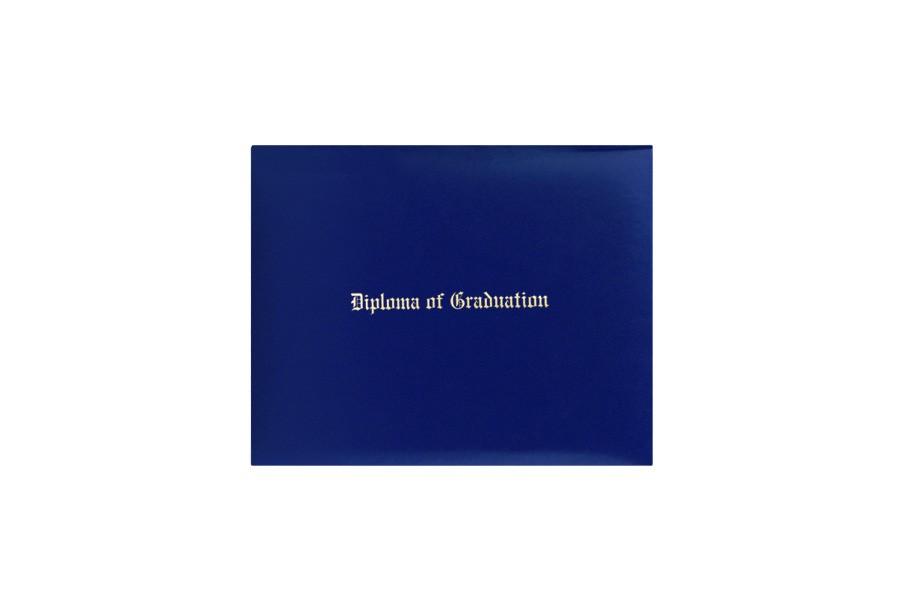 Royal Blue Imprinted Diploma Cover - Preschool & Kindergarten Diploma Covers - Grad Kids