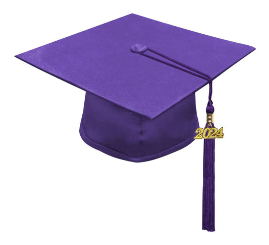 Kids Purple Graduation Cap & Tassel - Preschool & Kindergarten