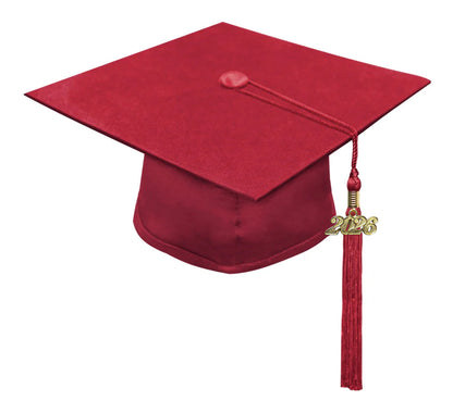 Kids Red Graduation Cap & Gown - Preschool & Kindergarten