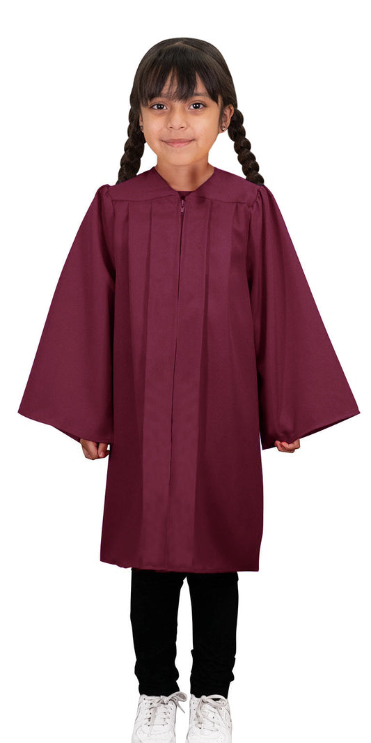 Kids Maroon Graduation Gown - Preschool & Kindergarten