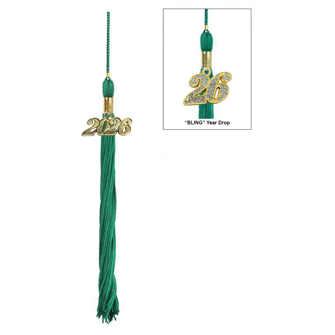 Emerald Green Graduation Tassel -  Preschool & Kindergarten Tassels