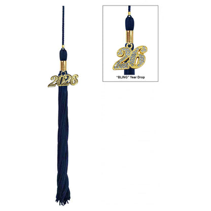 Kids Navy Blue Graduation Cap & Gown - Preschool & Kindergarten