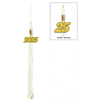 Kids White Graduation Cap & Tassel - Preschool & Kindergarten