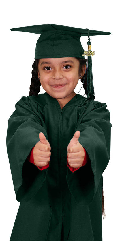 Kids Hunter Graduation Cap & Gown - Preschool & Kindergarten