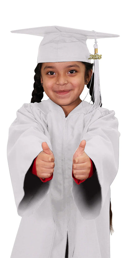 white kindergarten graduation dress White Graduation Dress Girls